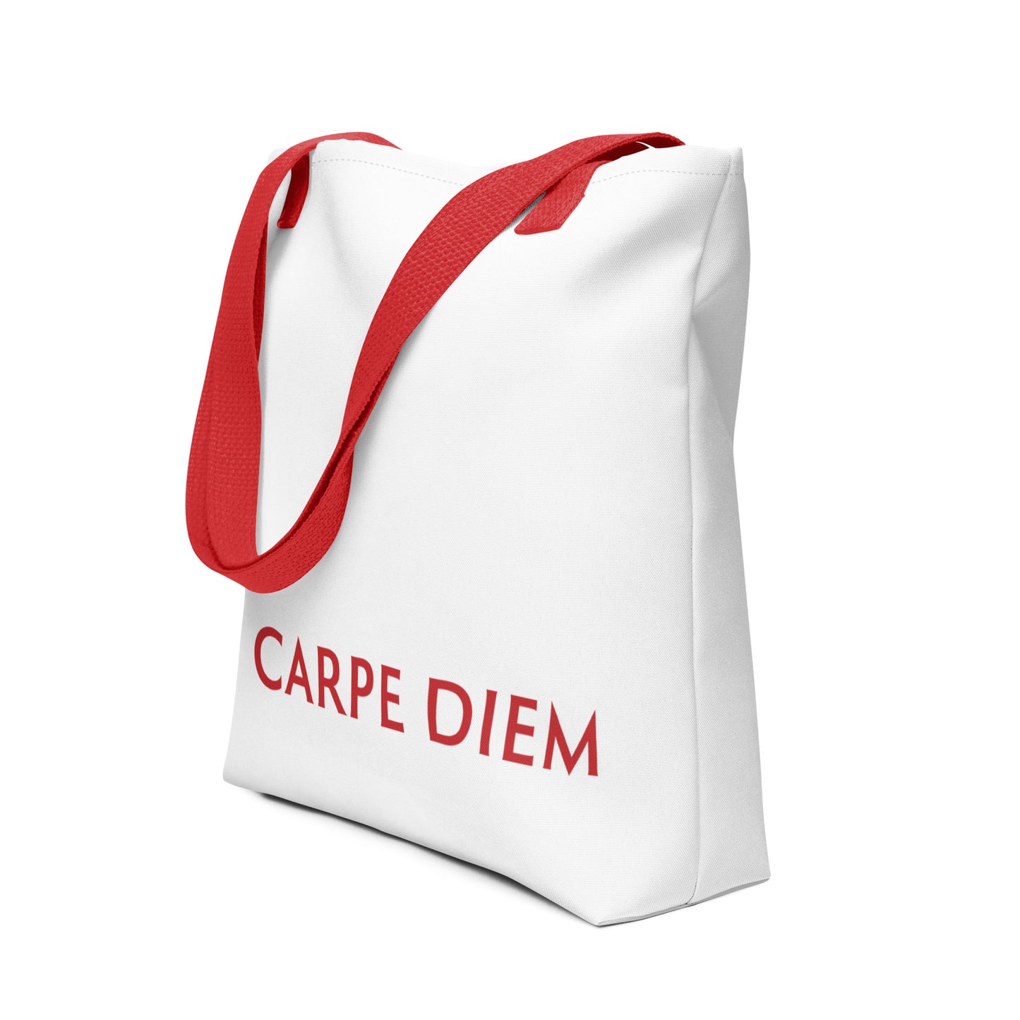 Seize the day | Red tote bag