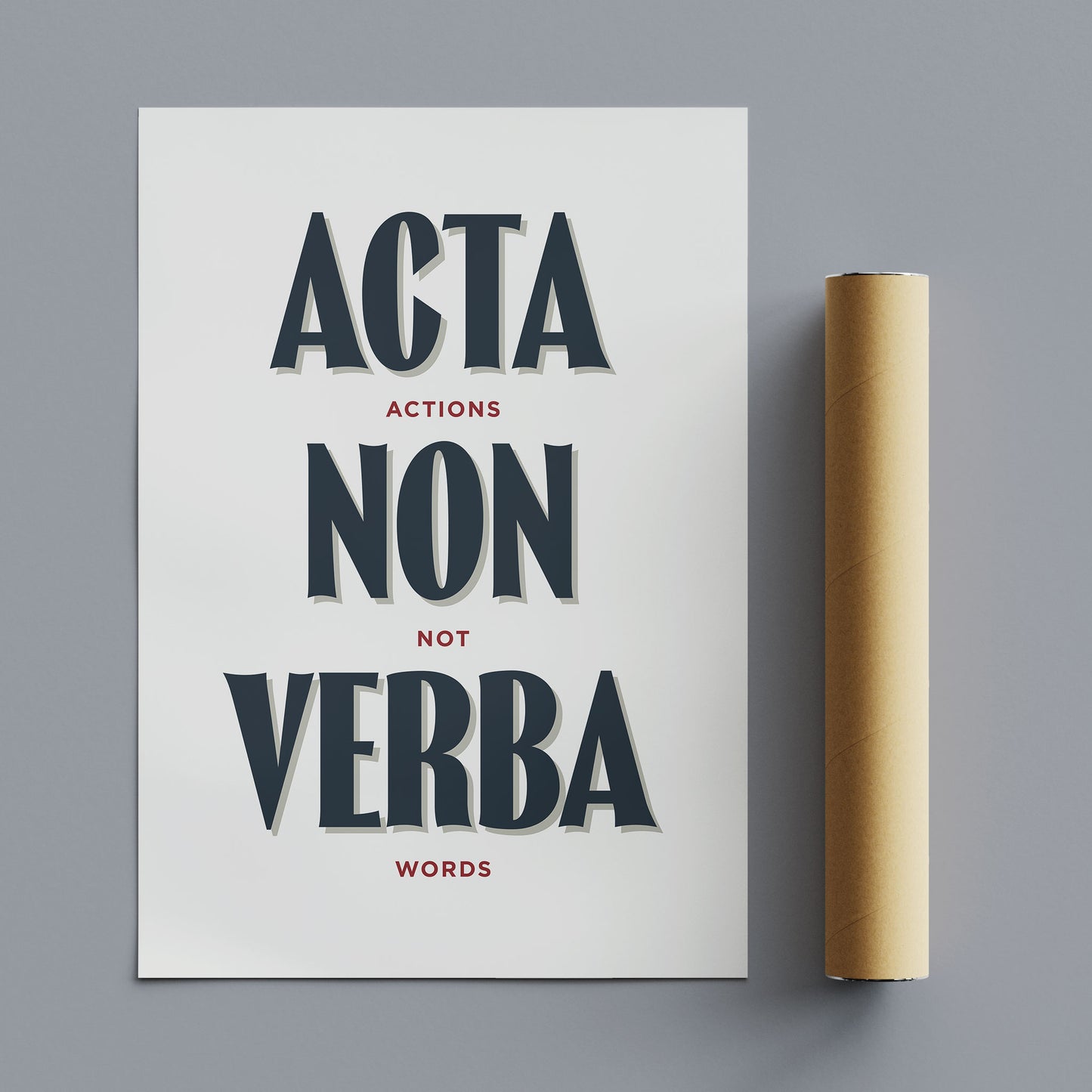 Actions, not words | Art print