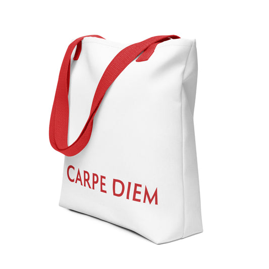 Seize the day | Red tote bag