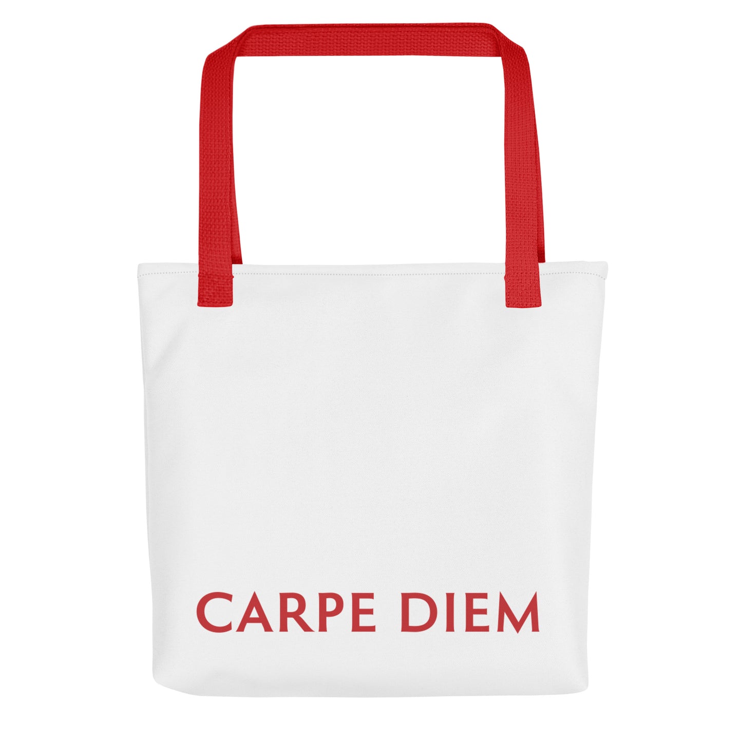 Seize the day | Red tote bag