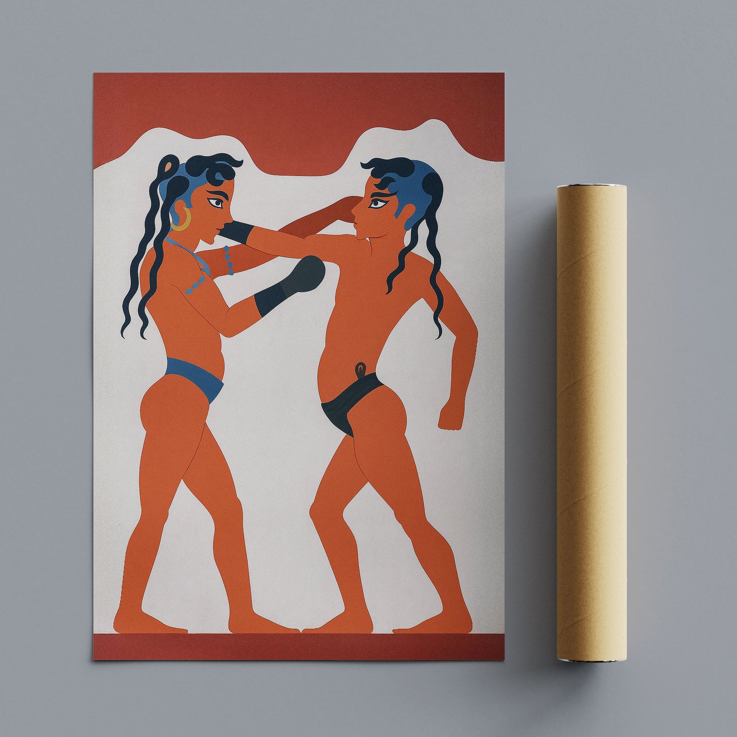 Akrotiri Boxers | Art print