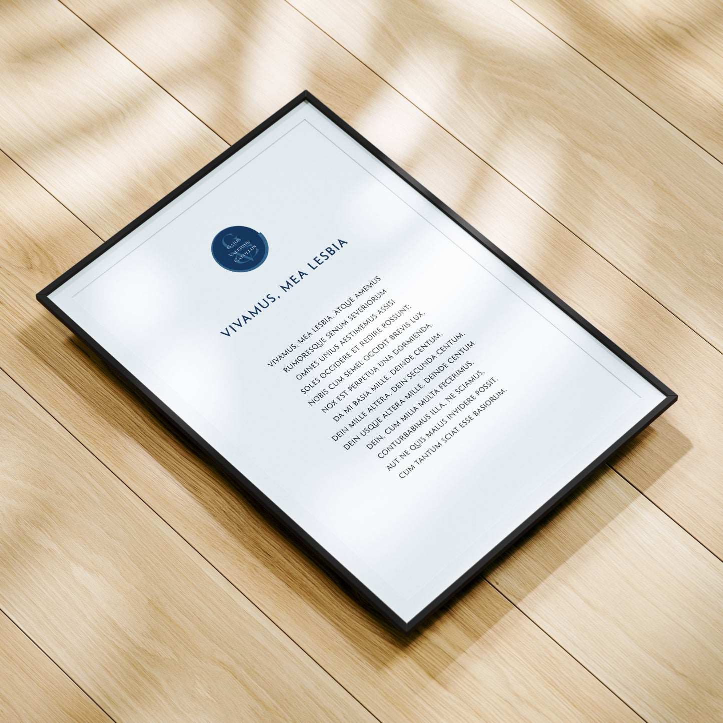 Catullus | 5 | Vivamus, mea Lesbia | Print