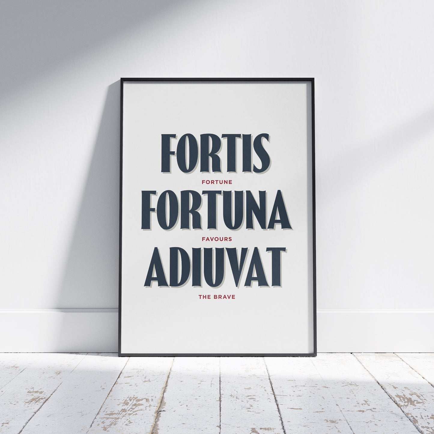 Fortune favours the brave | Art print