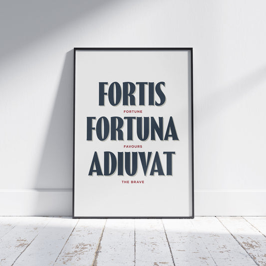 Fortune favours the brave | Art print