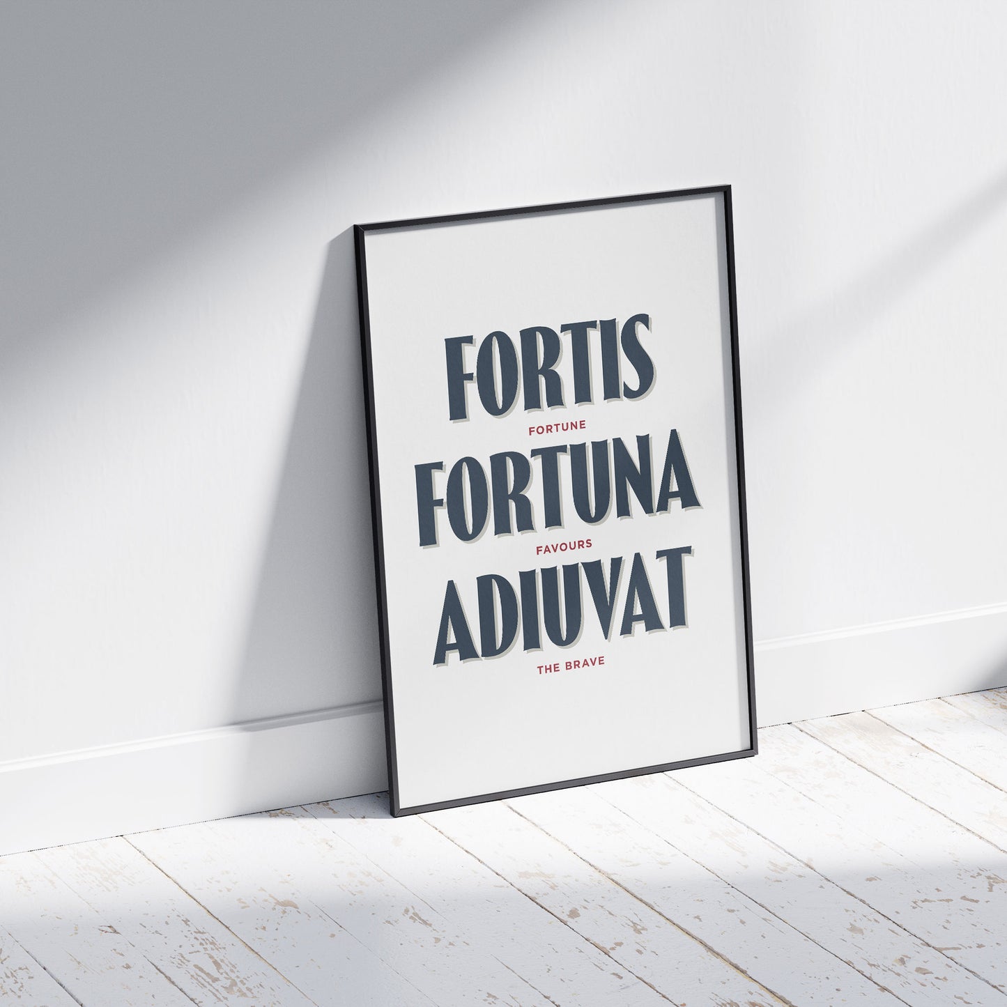 Fortune favours the brave | Art print