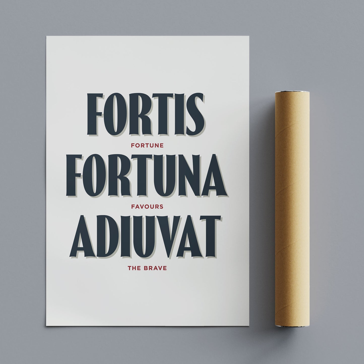 Fortune favours the brave | Art print