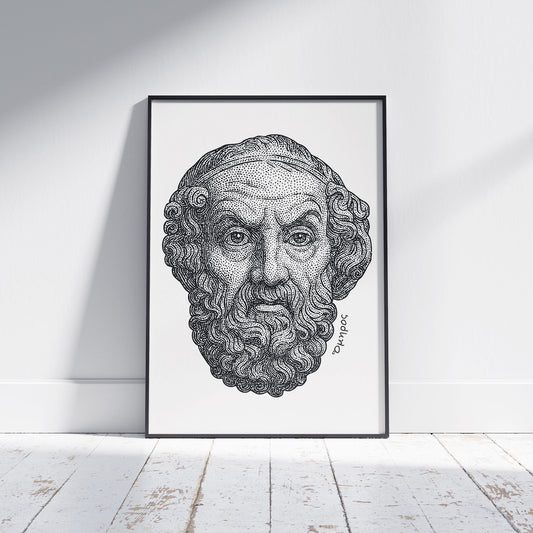 Homer | Ὅμηρος | Art print
