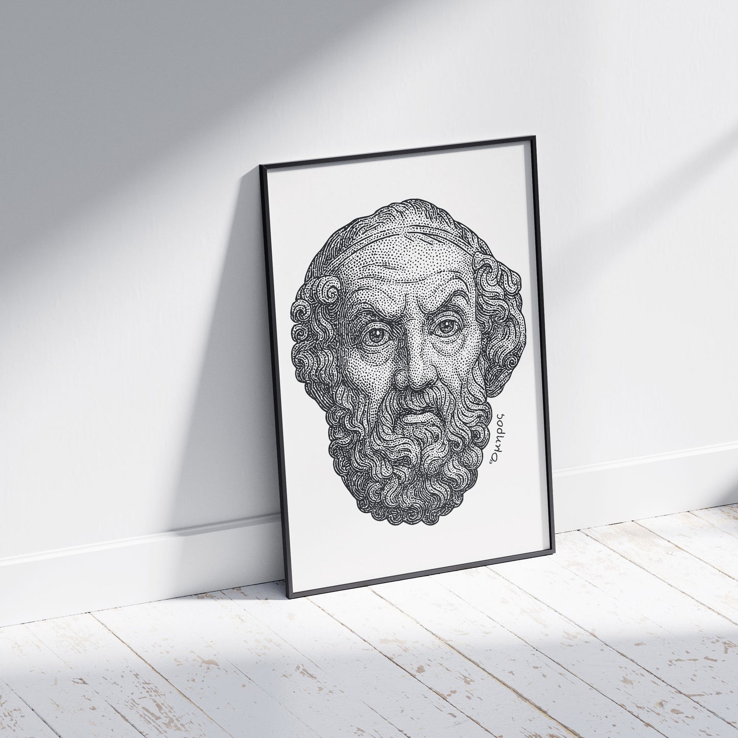 Homer | Ὅμηρος | Art print