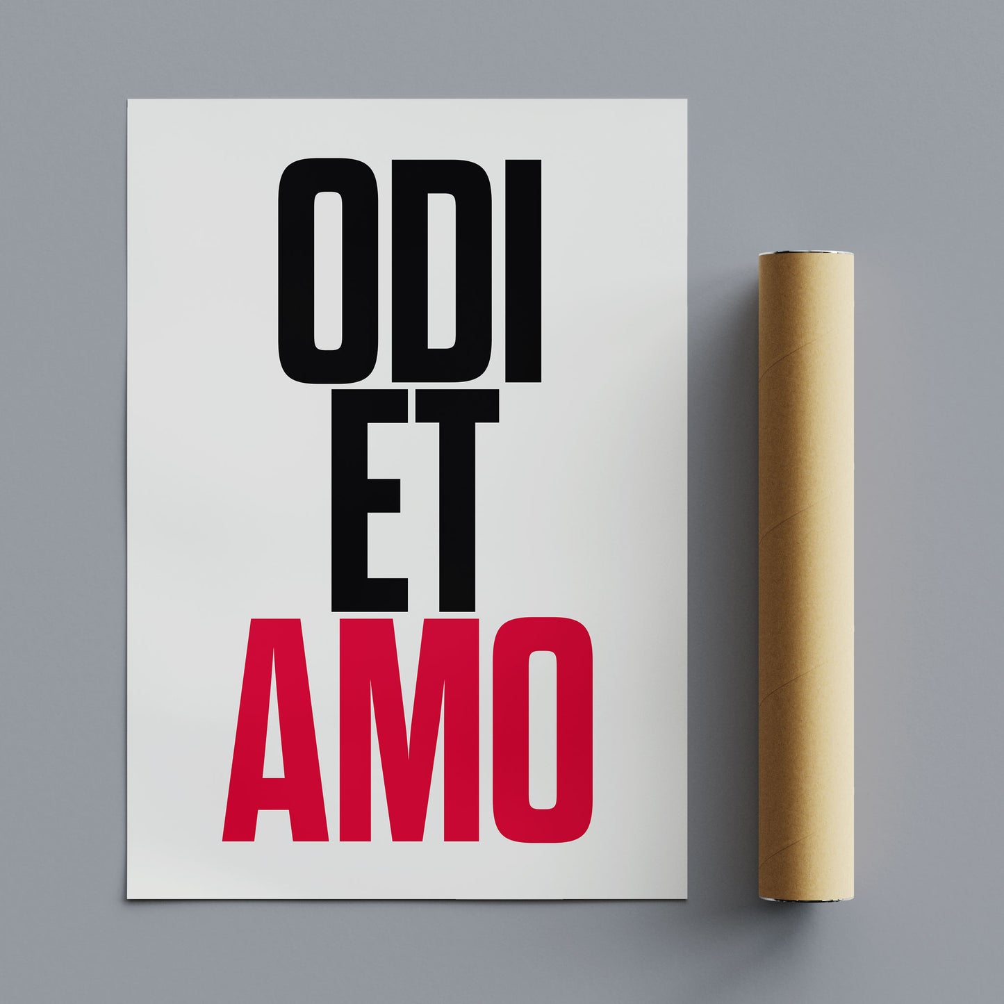 Catullus | I hate and I love | Art print