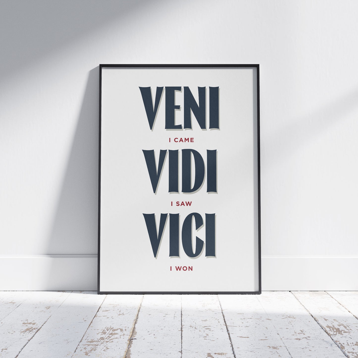I came I saw I won | Art print