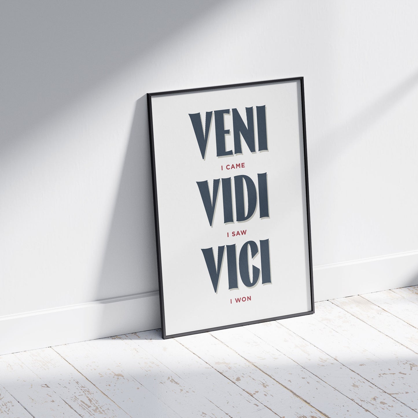 I came I saw I won | Art print